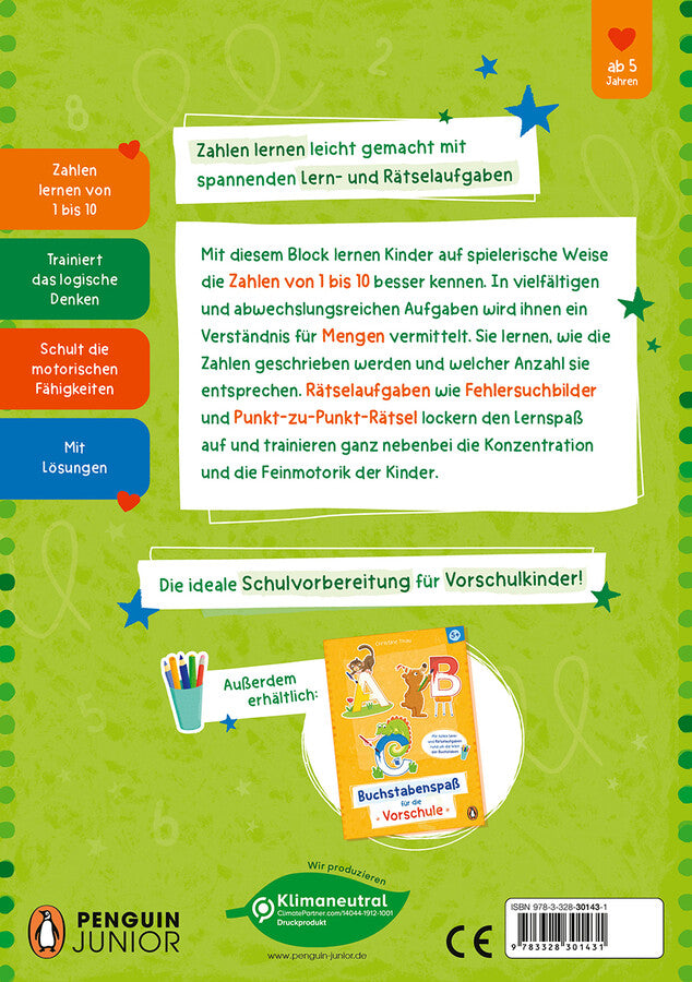 1, 2, 3-Zahlenspaß für die Vorschule