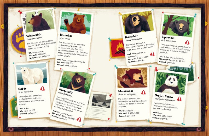 Was für Sachen Bären machen