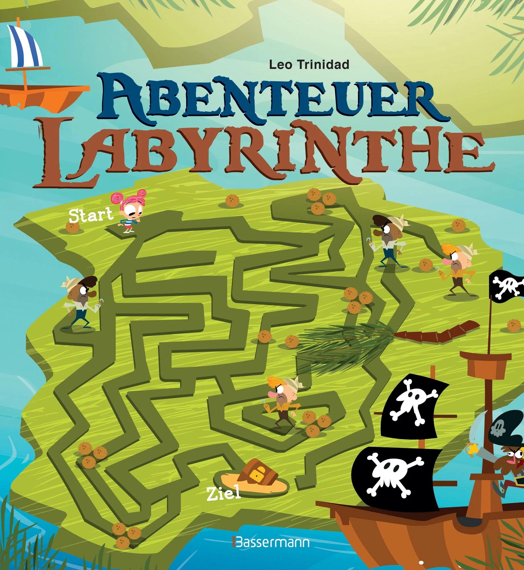 Abenteuer-Labyrinthe. Bunt und spannend.