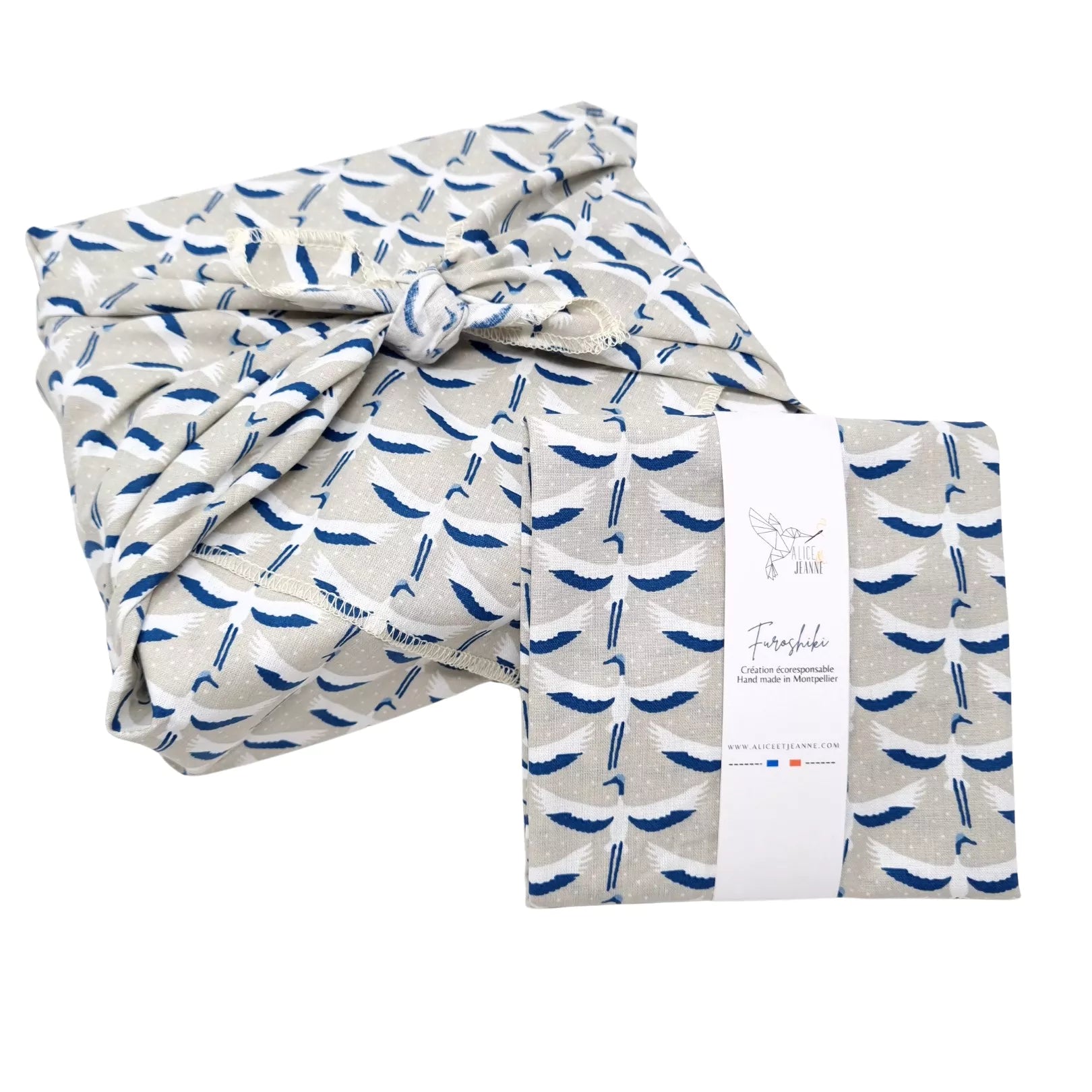 Alice et Jeanne Furoshiki - Geschenkverpackung aus Stoff Sylvie