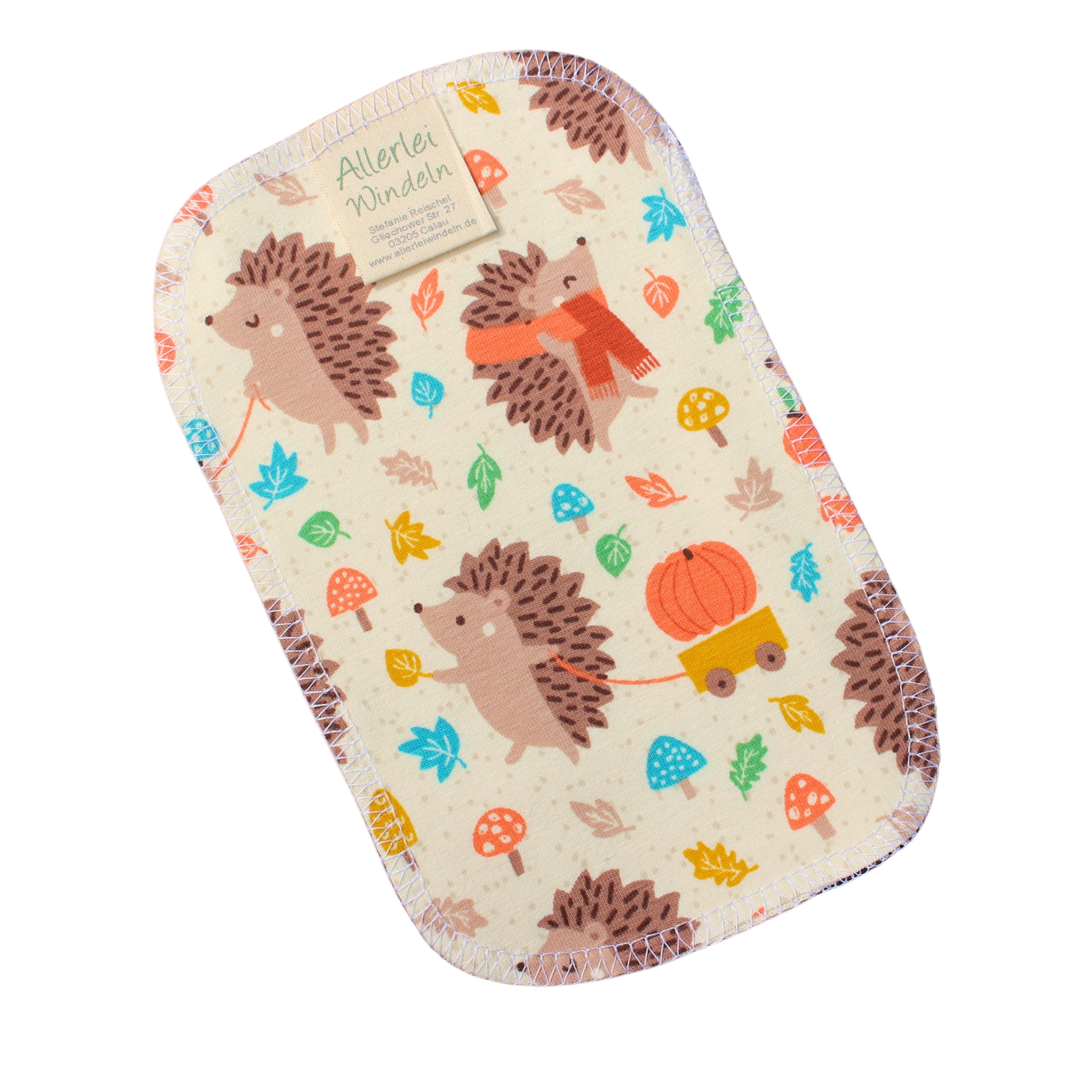 Allerlei Windeln Waschlappen Igel Pucky
