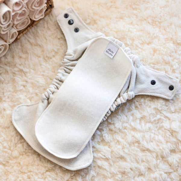 Wolleinlagen - Allerlei Windeln Wollfleece-Einlage in Allerlei Windeln Wollüberhose