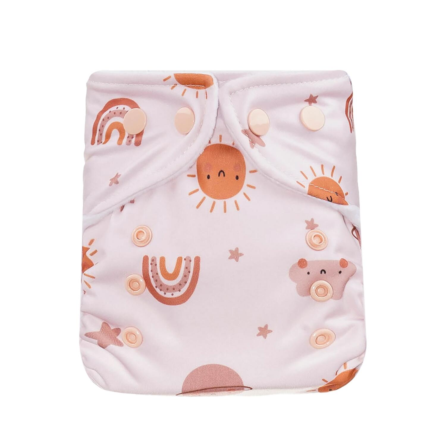 avo+cado Cosy PUL-Überhose Neugeborene Regenbogen vorn