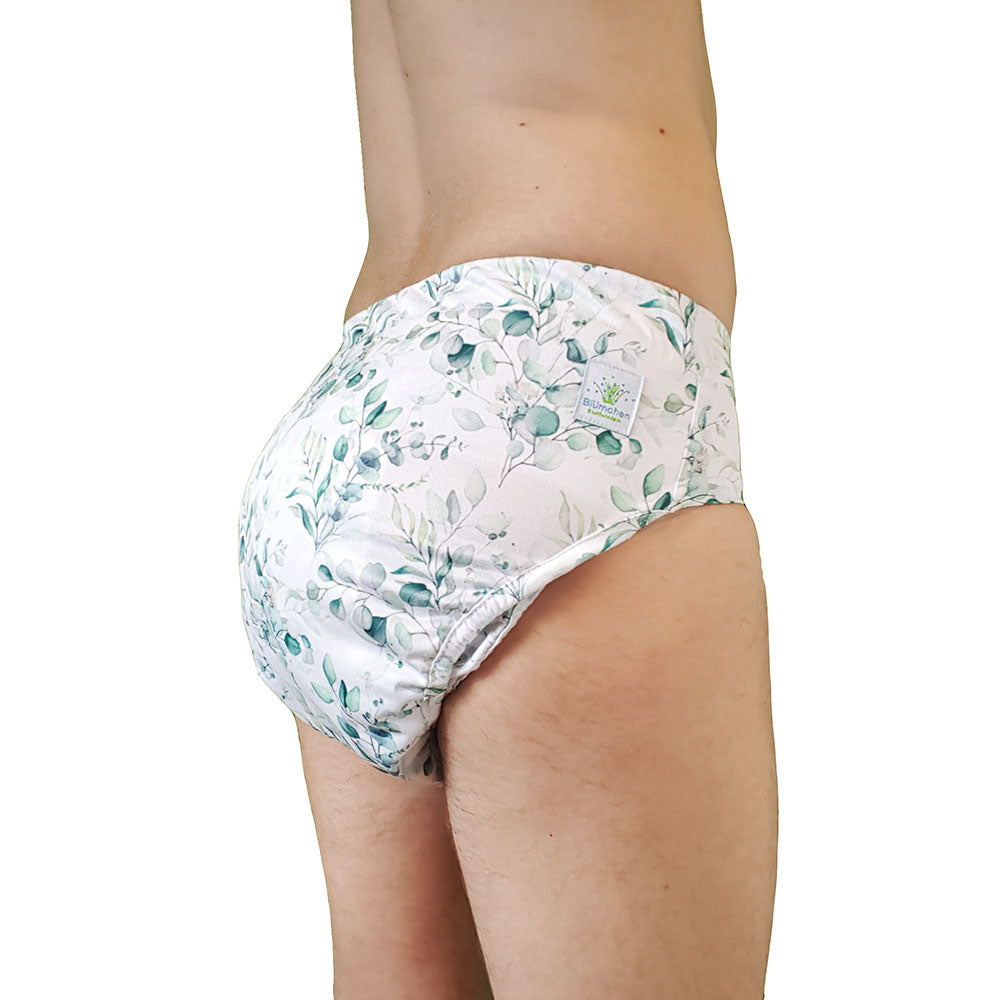 Blümchen 2in1 Überhose Floral weiß