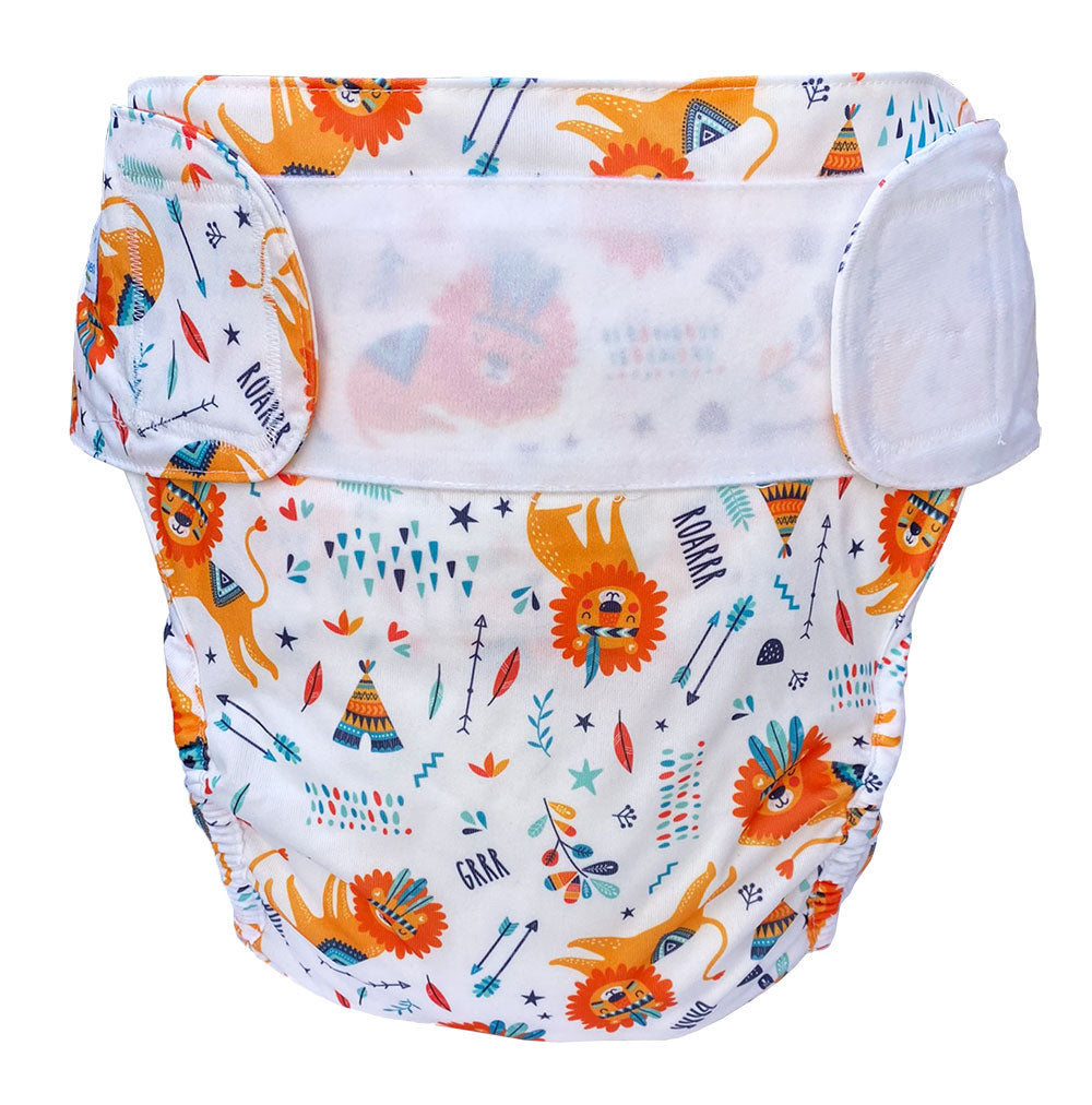 Blümchen 2in1 Überhose Schläfriger Löwe