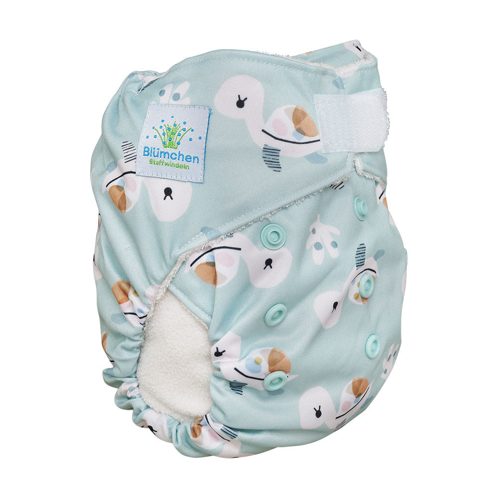 Blümchen All-in-One Bambus Cozy Schildkröte Klett
