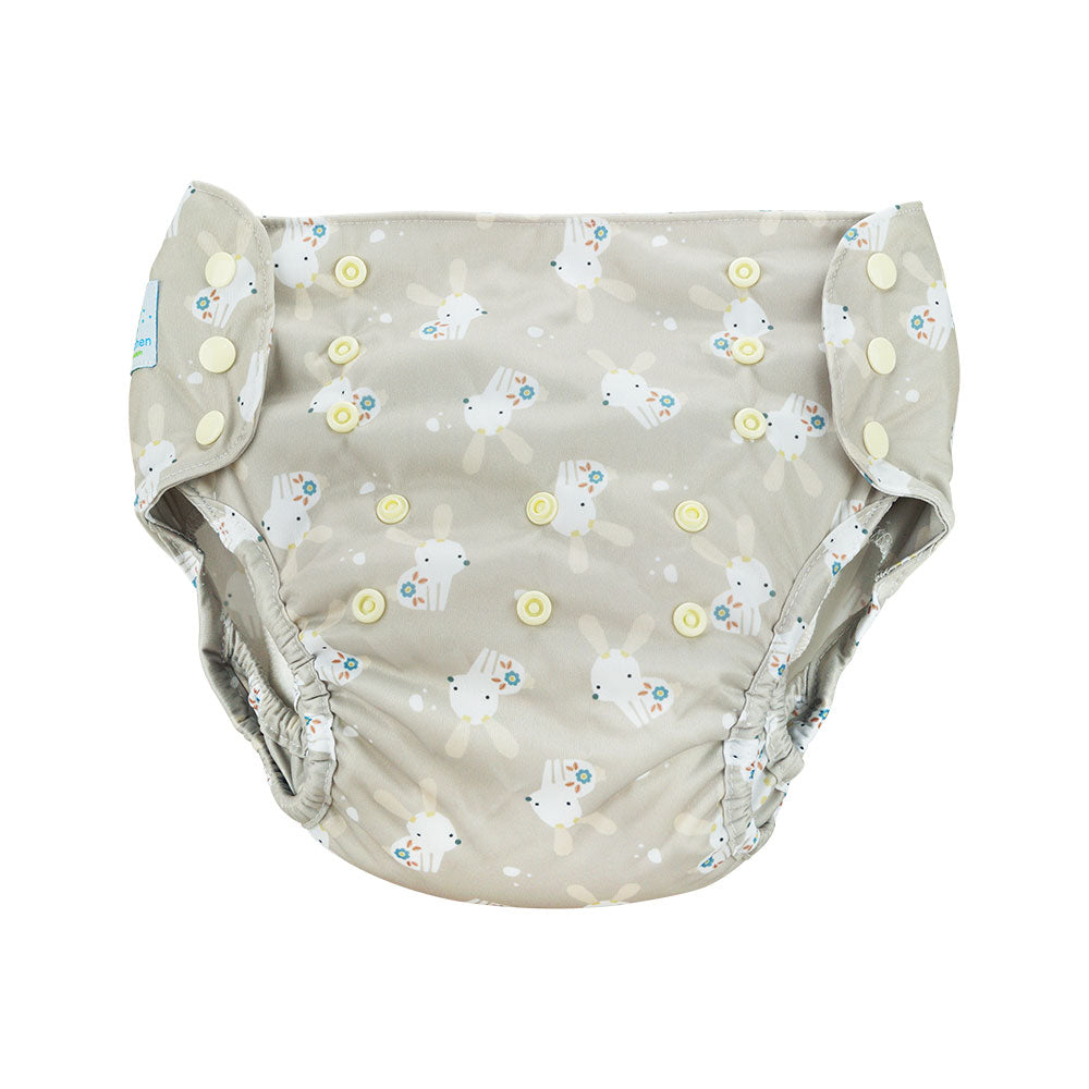 Blümchen PUL-Überhose Hase XL