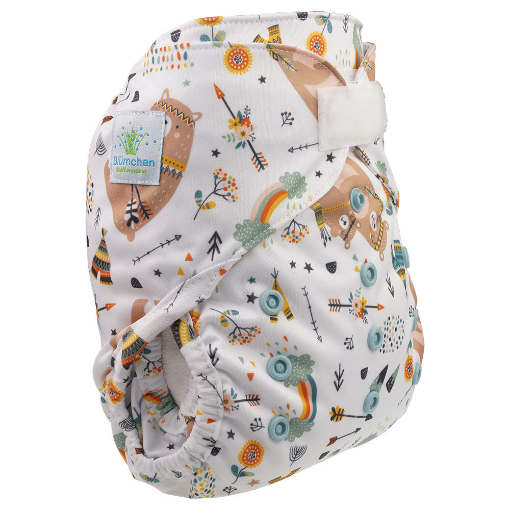 Blümchen PUL-Überhose Mama Bär Klett