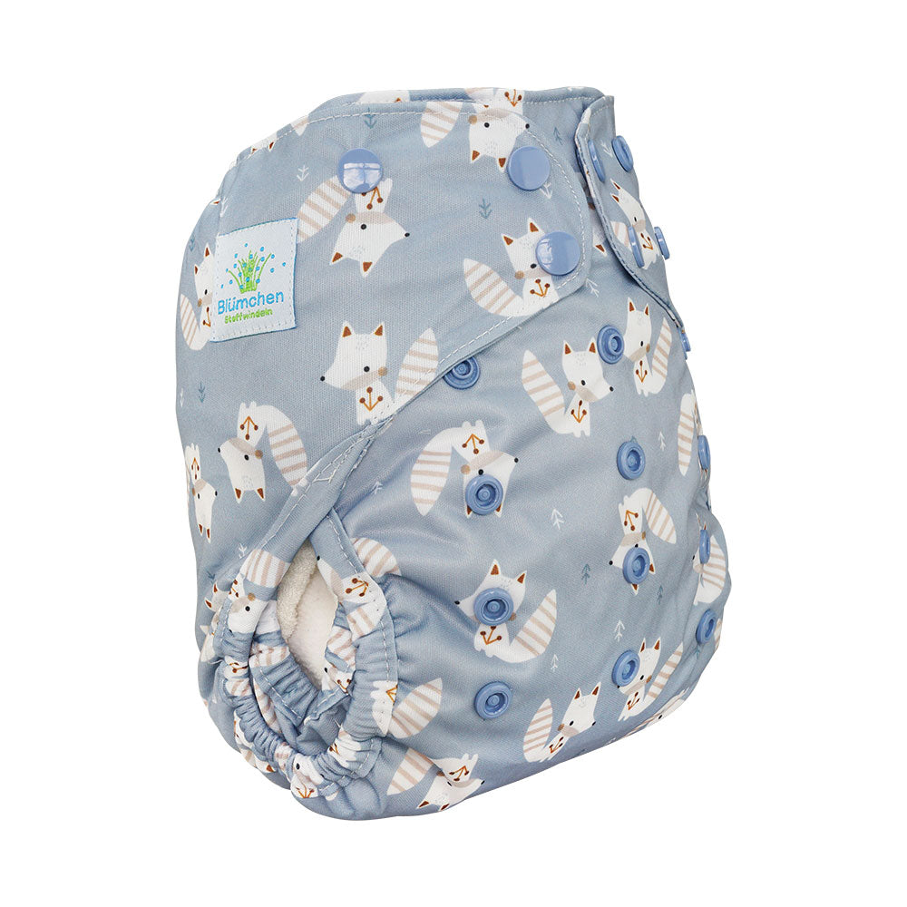 Blümchen PUL-Überhose OneSize Snaps Fuchs