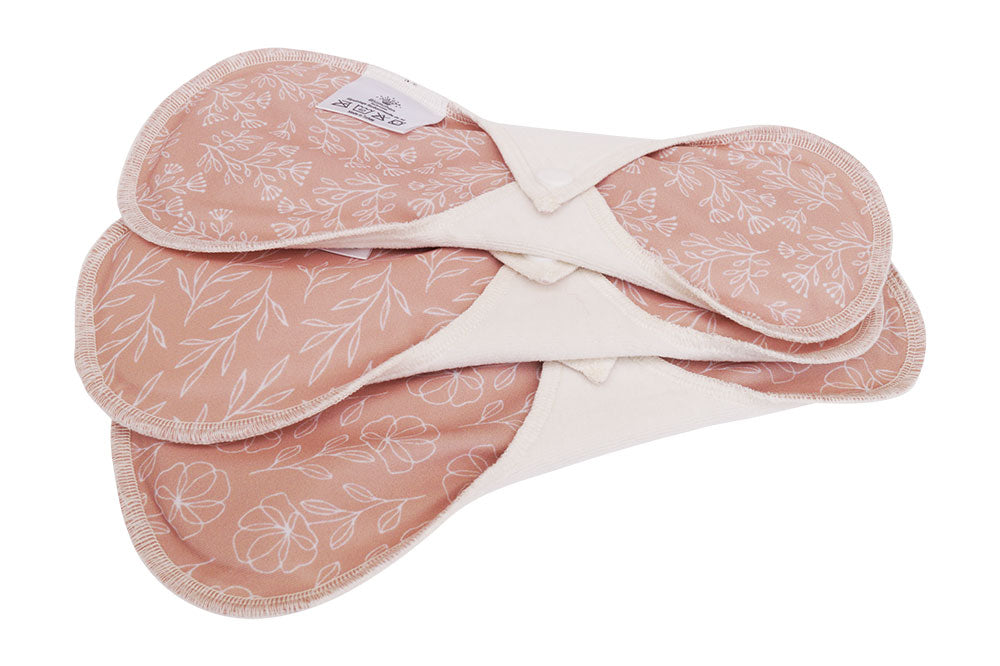 Blümchen Stoffbinde mit Hanf 3er-Set Floral Rosenholz