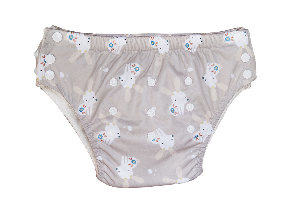 Blümchen Trainerhöschen Pocket Bambus Hase