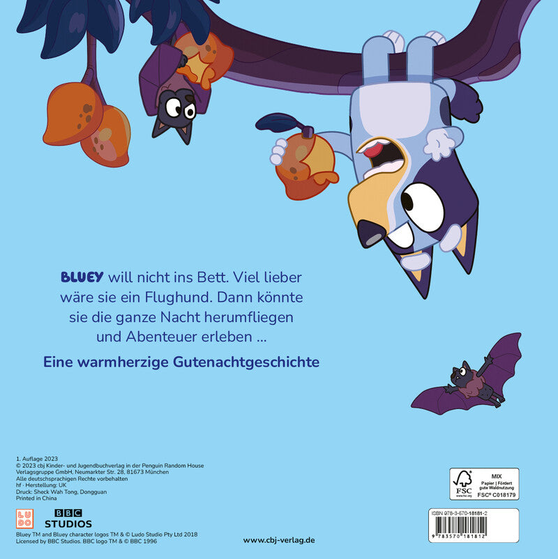 BLUEY - Gute Nacht, kleiner Flughund