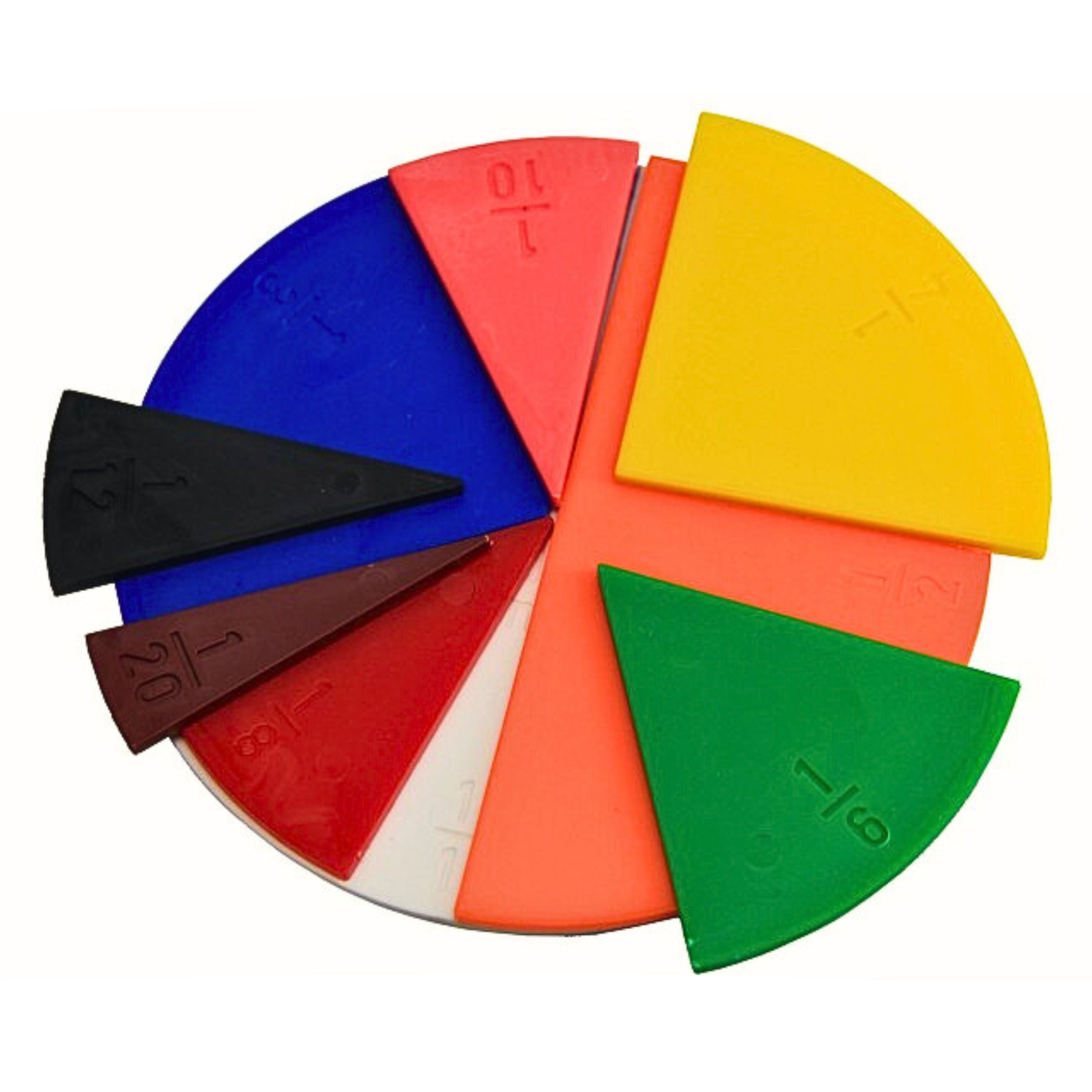 Wissner Bruchrechenteile rund (71 Teile)