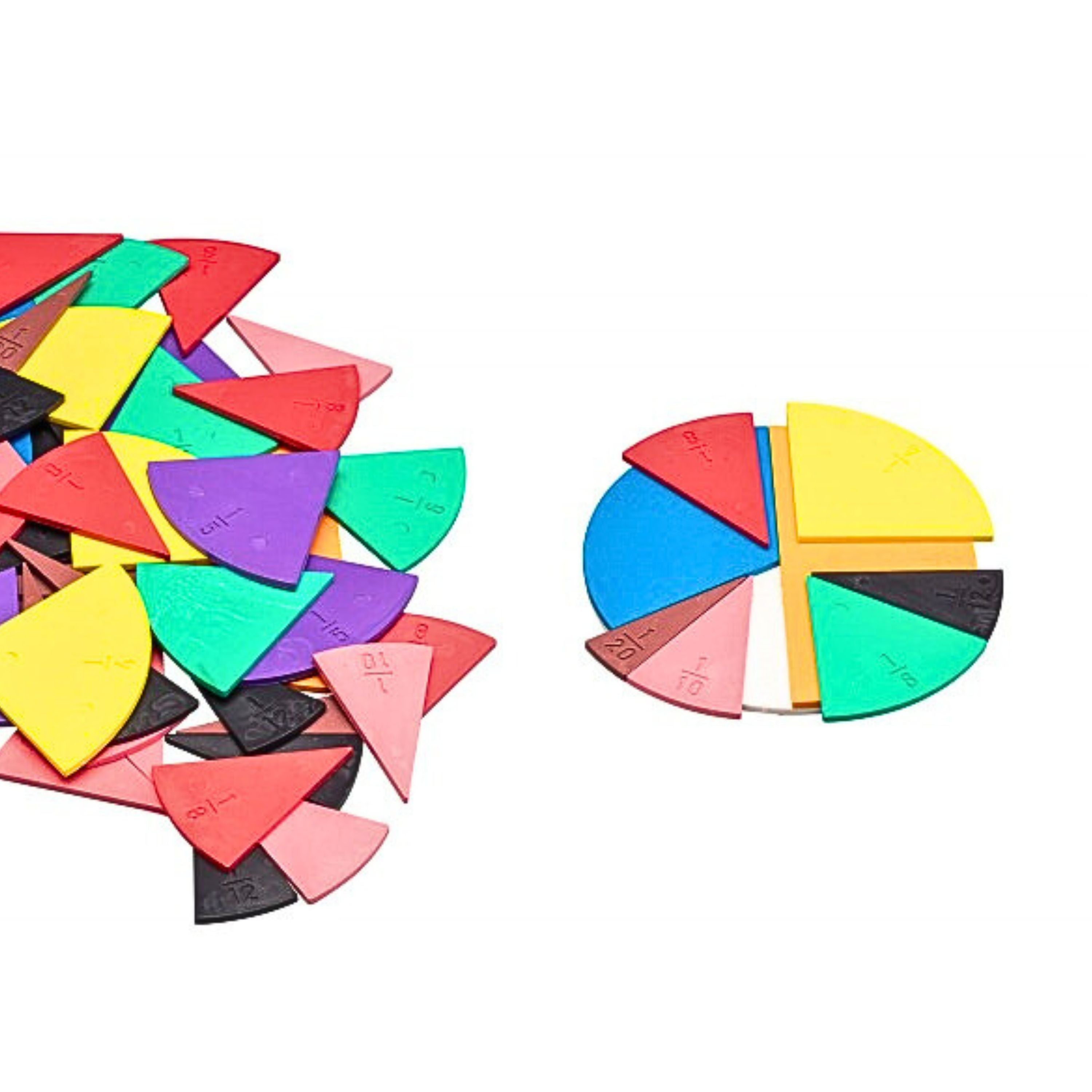 Wissner Bruchrechenteile rund (71 Teile)