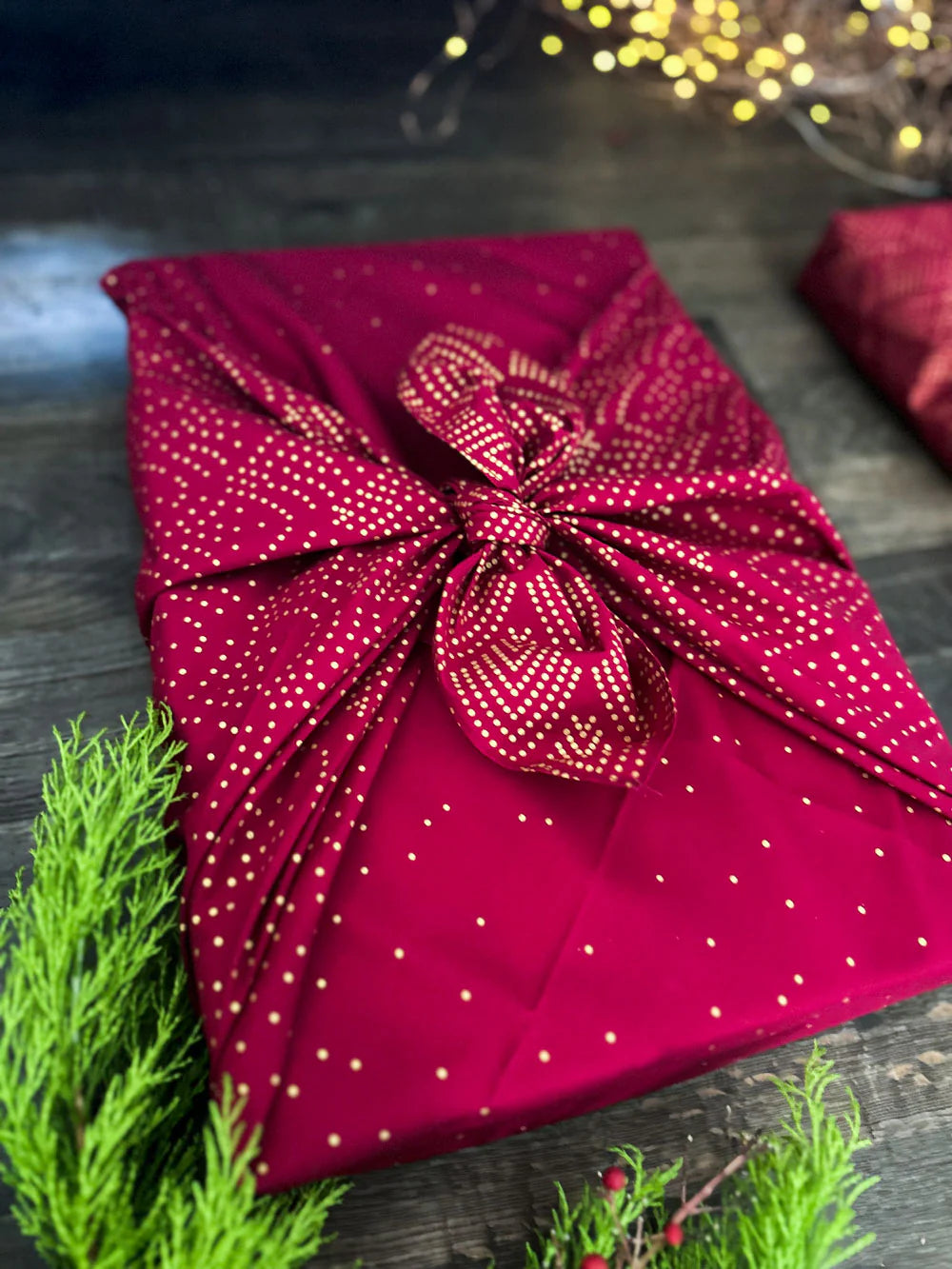 Carédeau Furoshiki - Geschenkverpackung aus Stoff Pole Nord