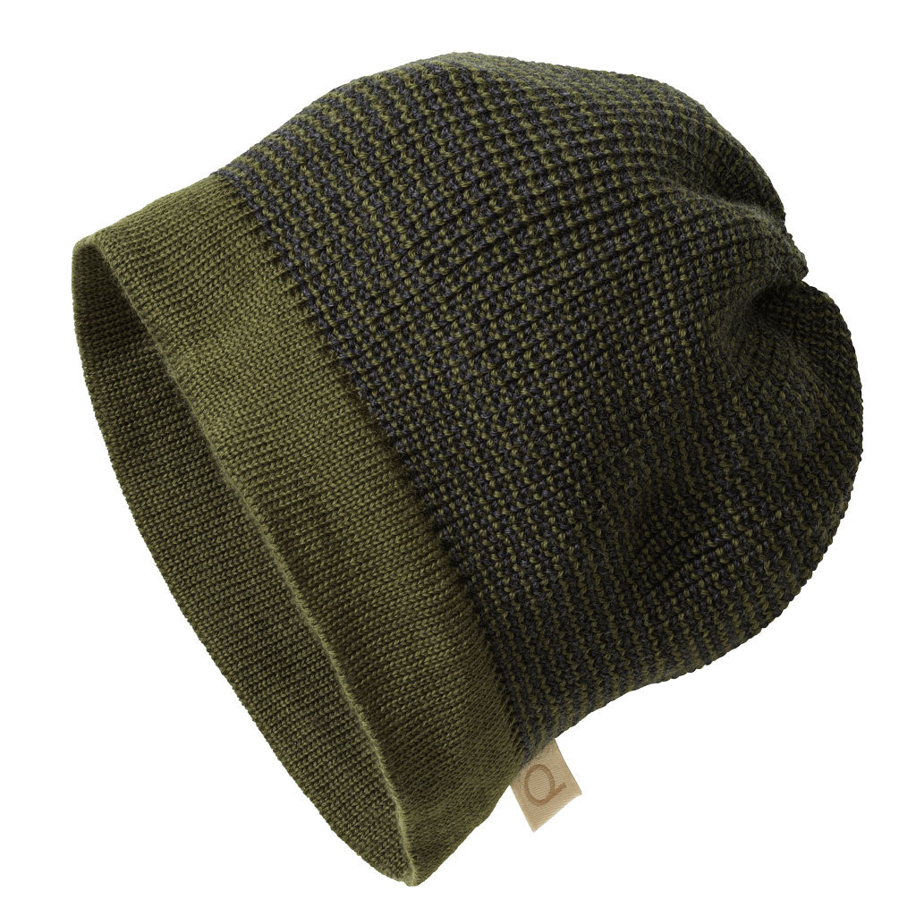 Disana Beanie Oliv-Anthrazit