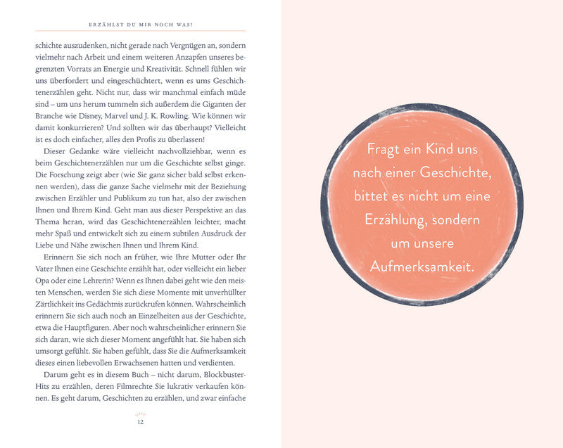 Erzählst du mir noch was?