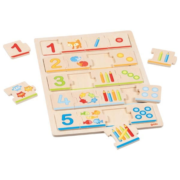 goki Puzzle Lerne zählen