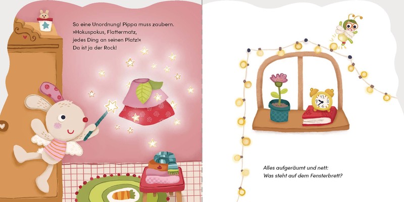 Häschen Pippa zieht sich ganz alleine an