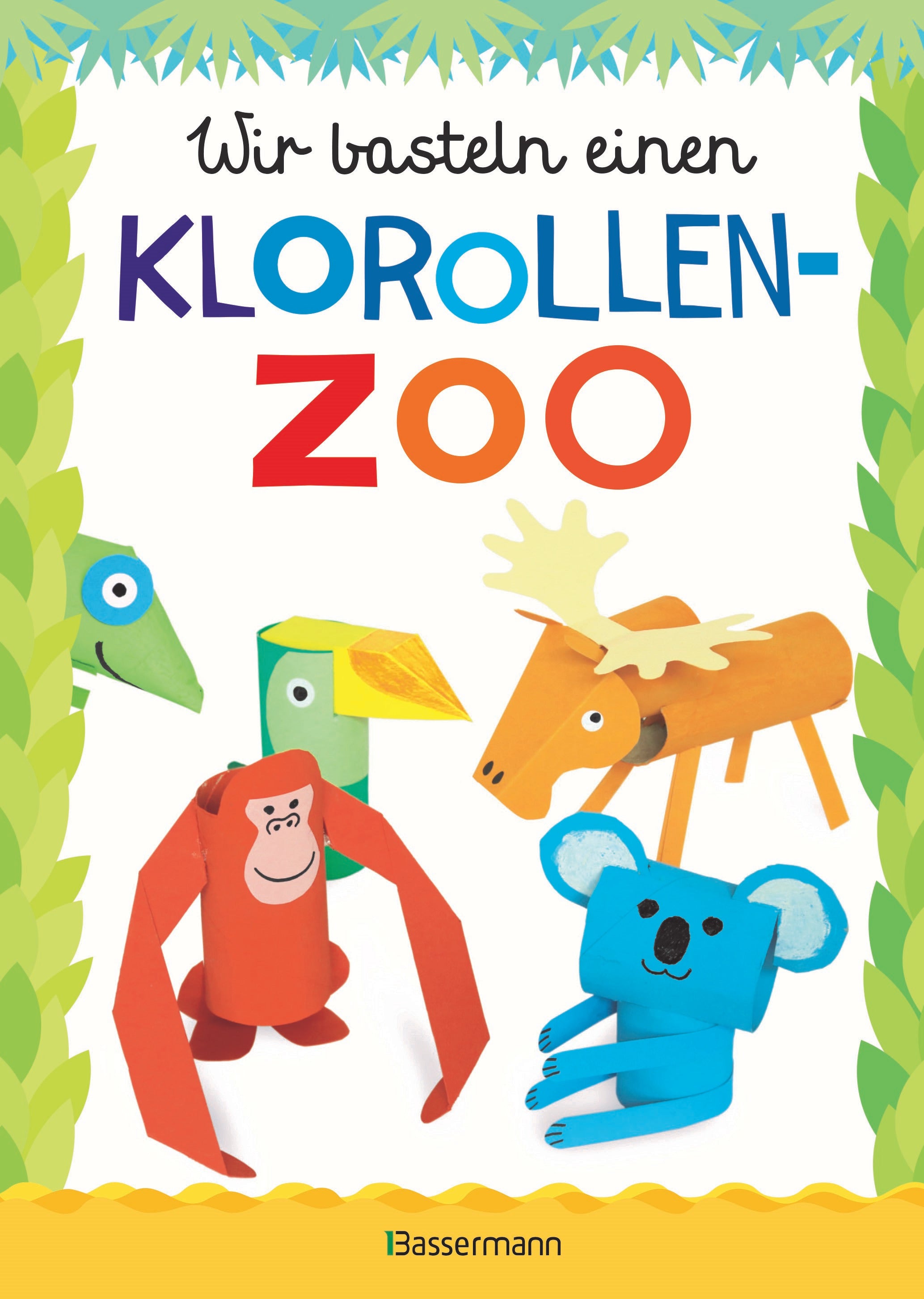 Wir basteln einen Klorollen-Zoo