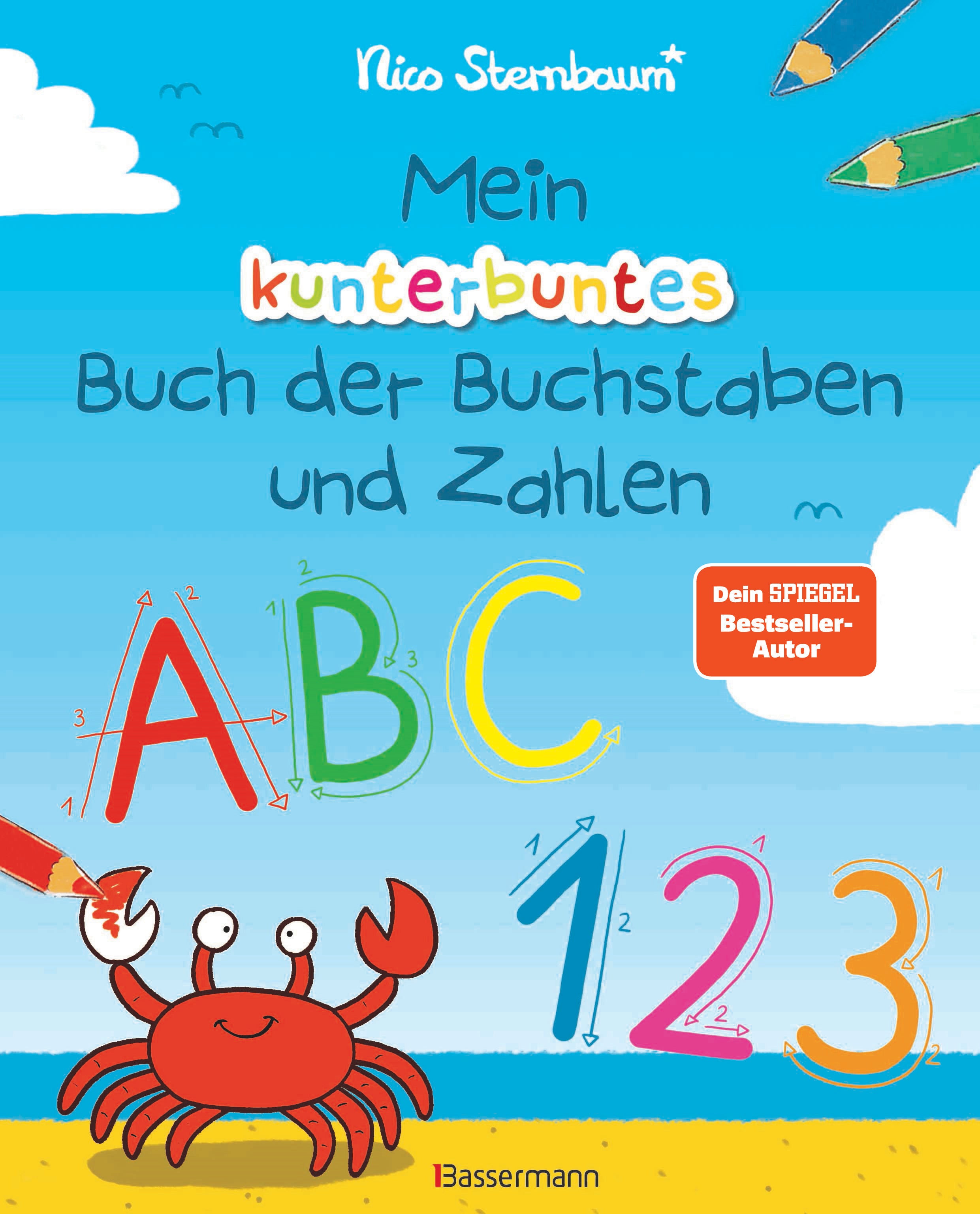 Mein kunterbuntes Buch der Buchstaben und Zahlen