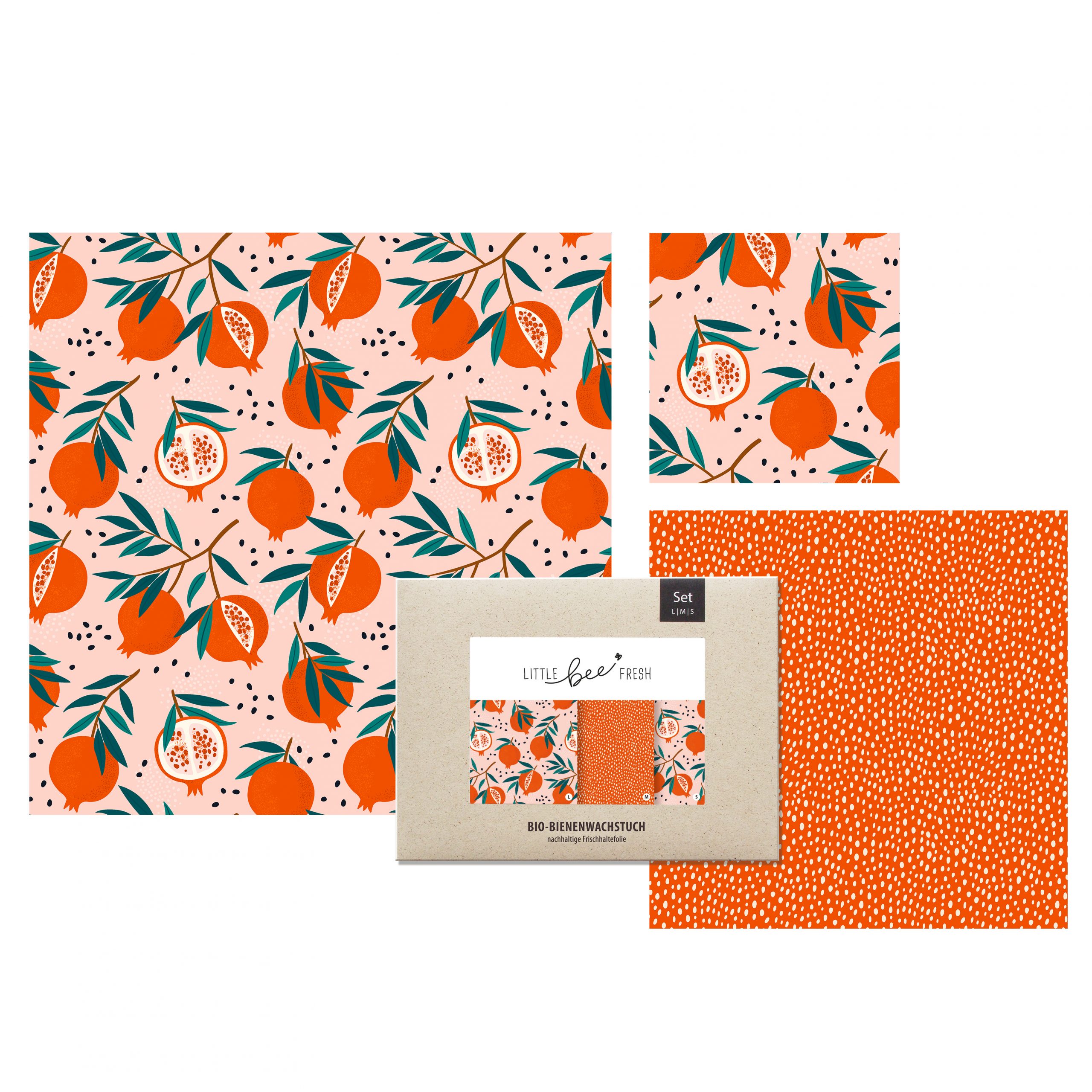 Little Bee Fresh Bienenwachstuch Set