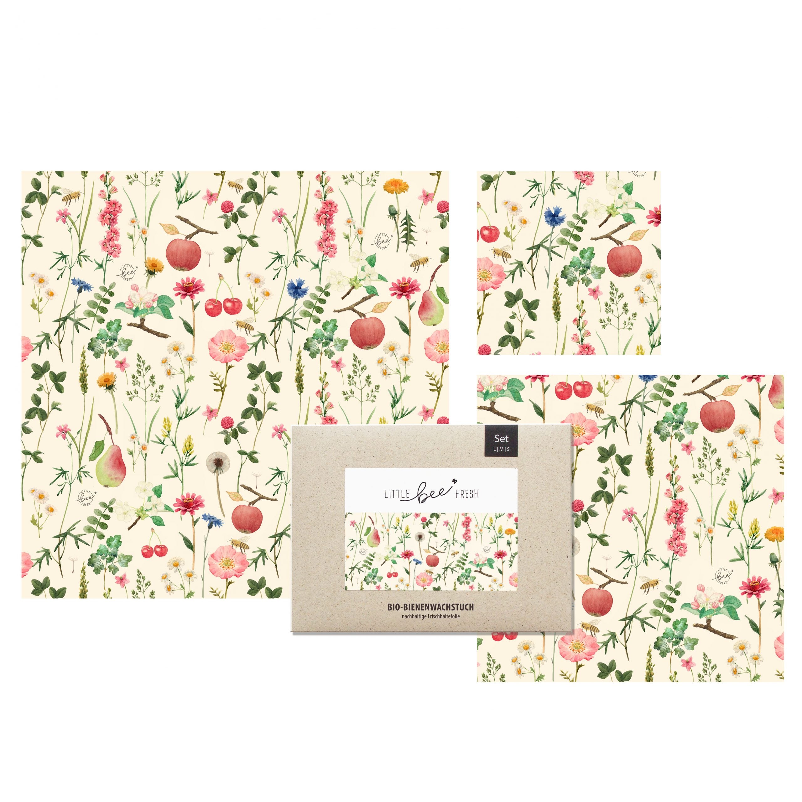 Little Bee Fresh Bienenwachstuch Set