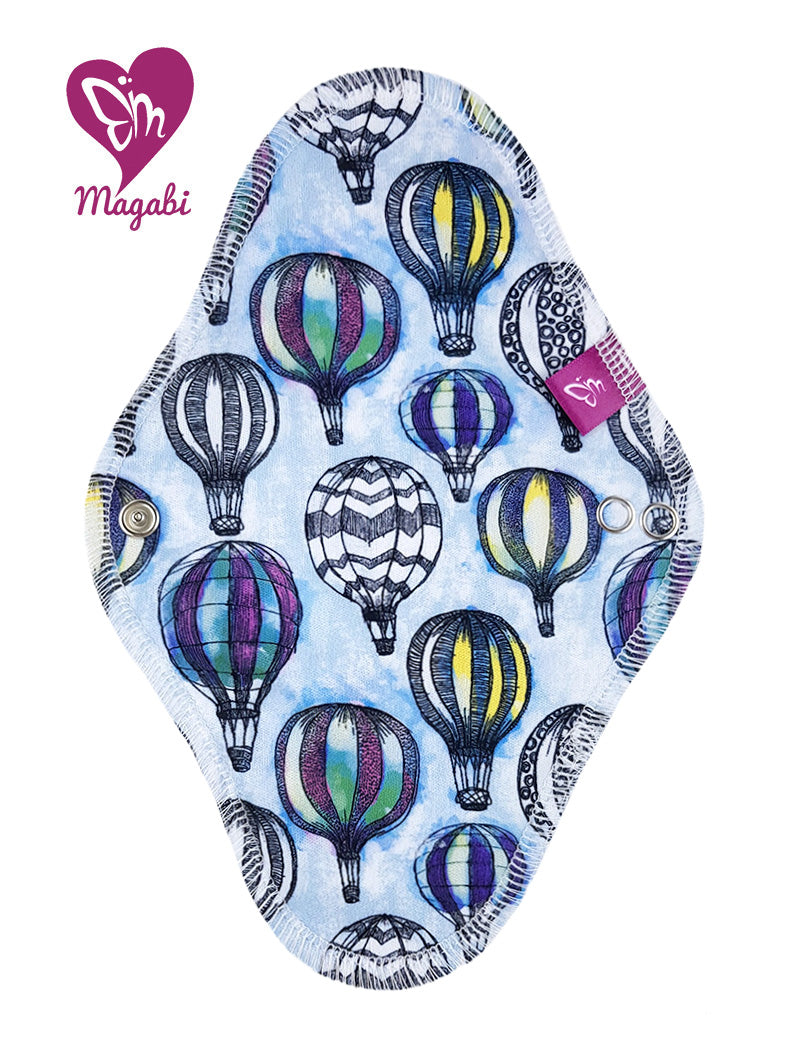 Magabi Slipeinlage mit PUL Midi Heißluftballons