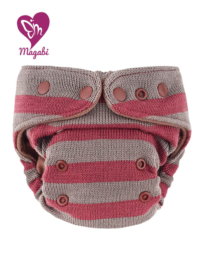 Magabi Wollüberhose Berry-light-taupe