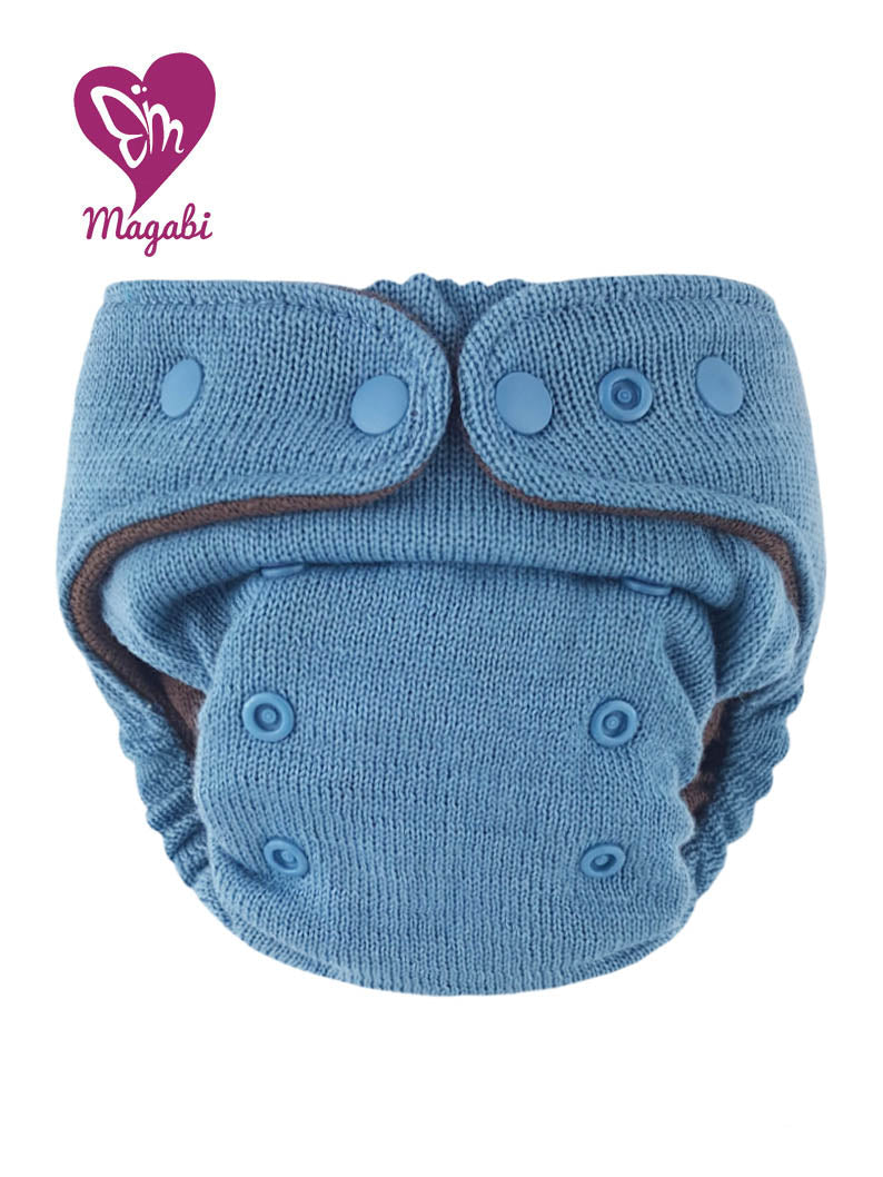 Magabi Wollüberhose light turquoise