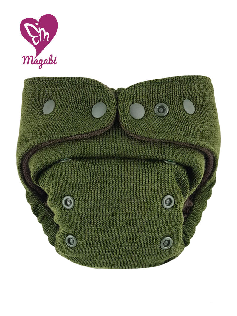 Magabi Wollüberhose Moss green OS