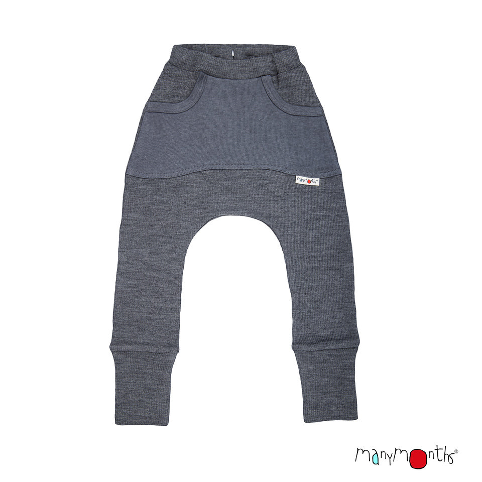 ManyMonths Känguru-Hose Elephant Grey