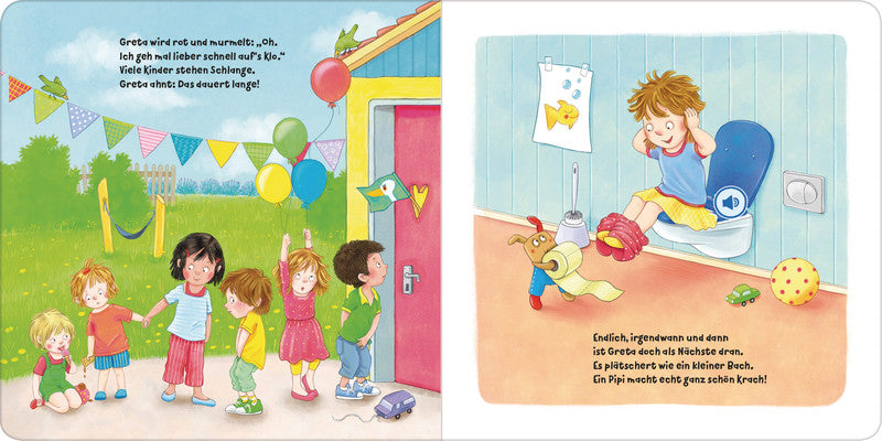 Oh! Ich muss aufs Klo!