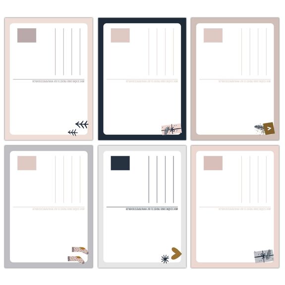 Papierdrachen Weihnachtskartenset 12 Stück Hygge 16