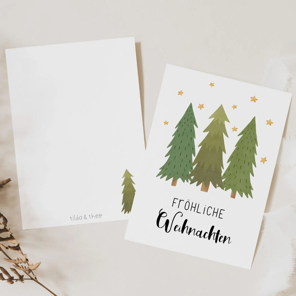 Tilda&Theo Weihnachtskarte
