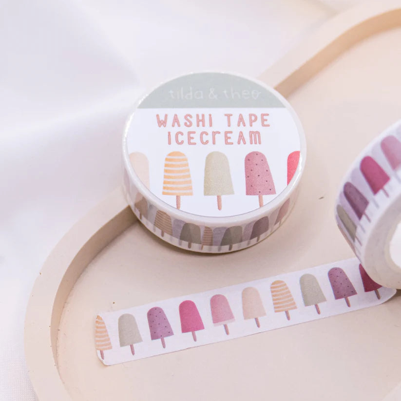 Tilda&Theo Washi-Tape Eis am Stiel