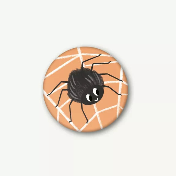 Vierundfünfzig Illustration Magnet Spinne