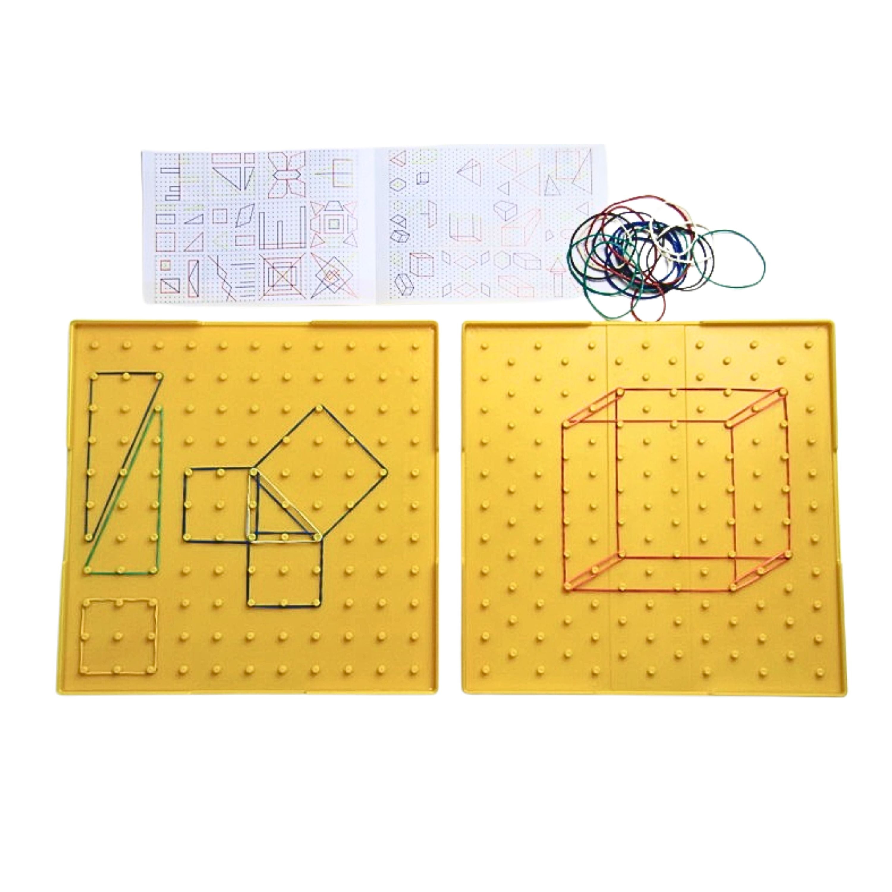 Wissner Geometriebrett gelb doppelseitig