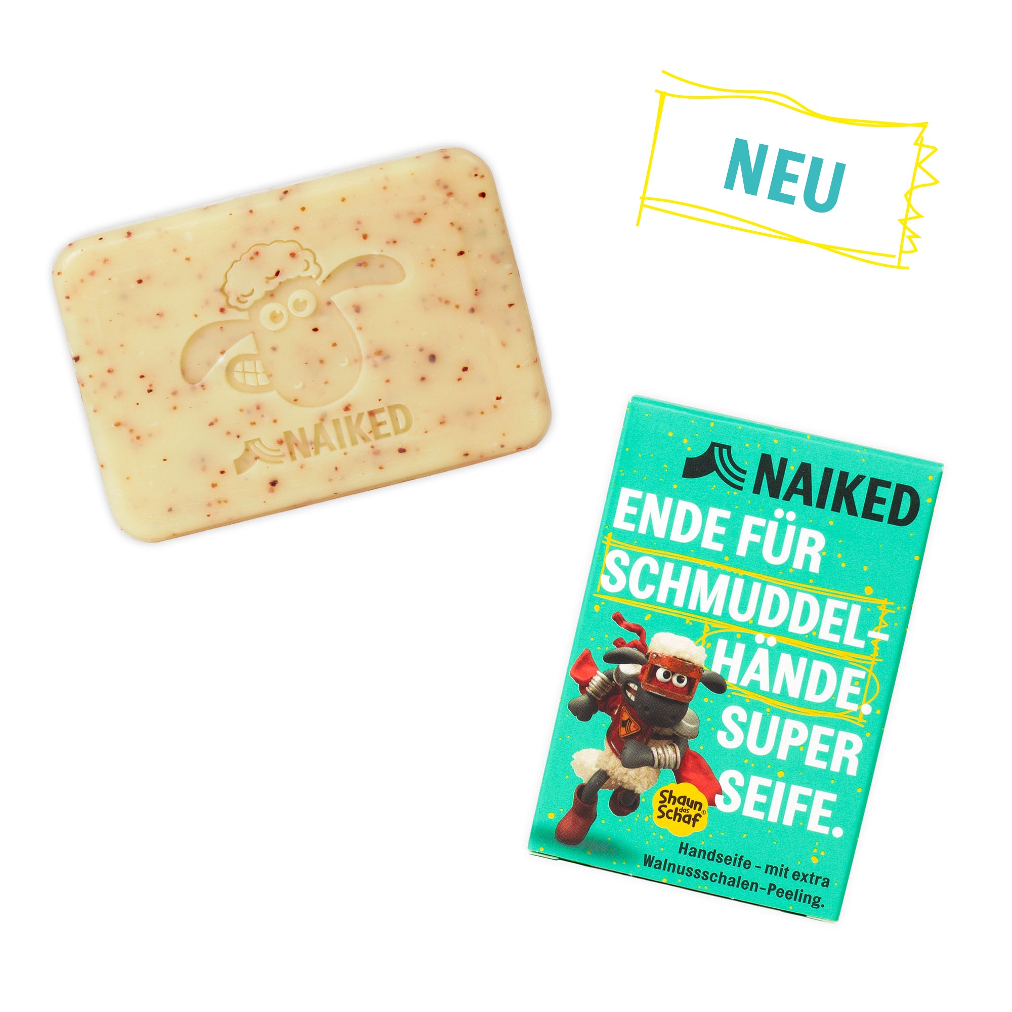 Naiked Shaun das Schaf Seife
