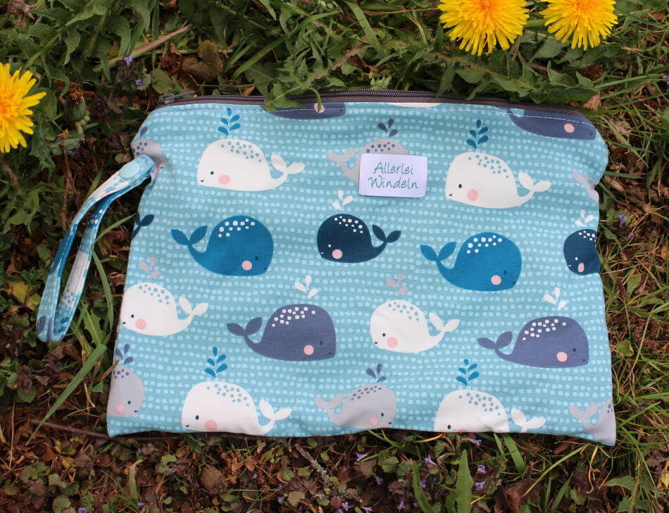 Allerlei Windeln Wollwetbag XS Babywal blau