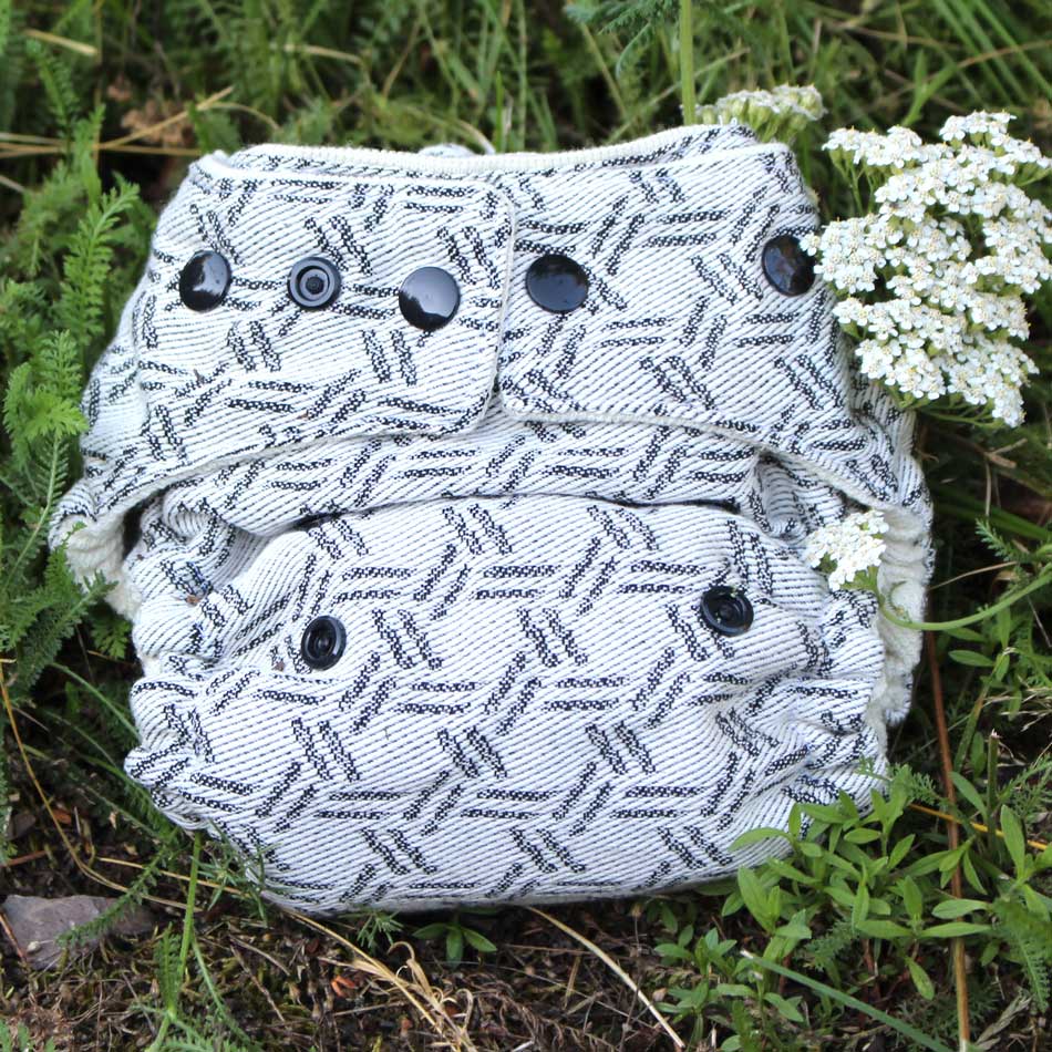 Allerlei Windeln Wollüberhose Basket Black