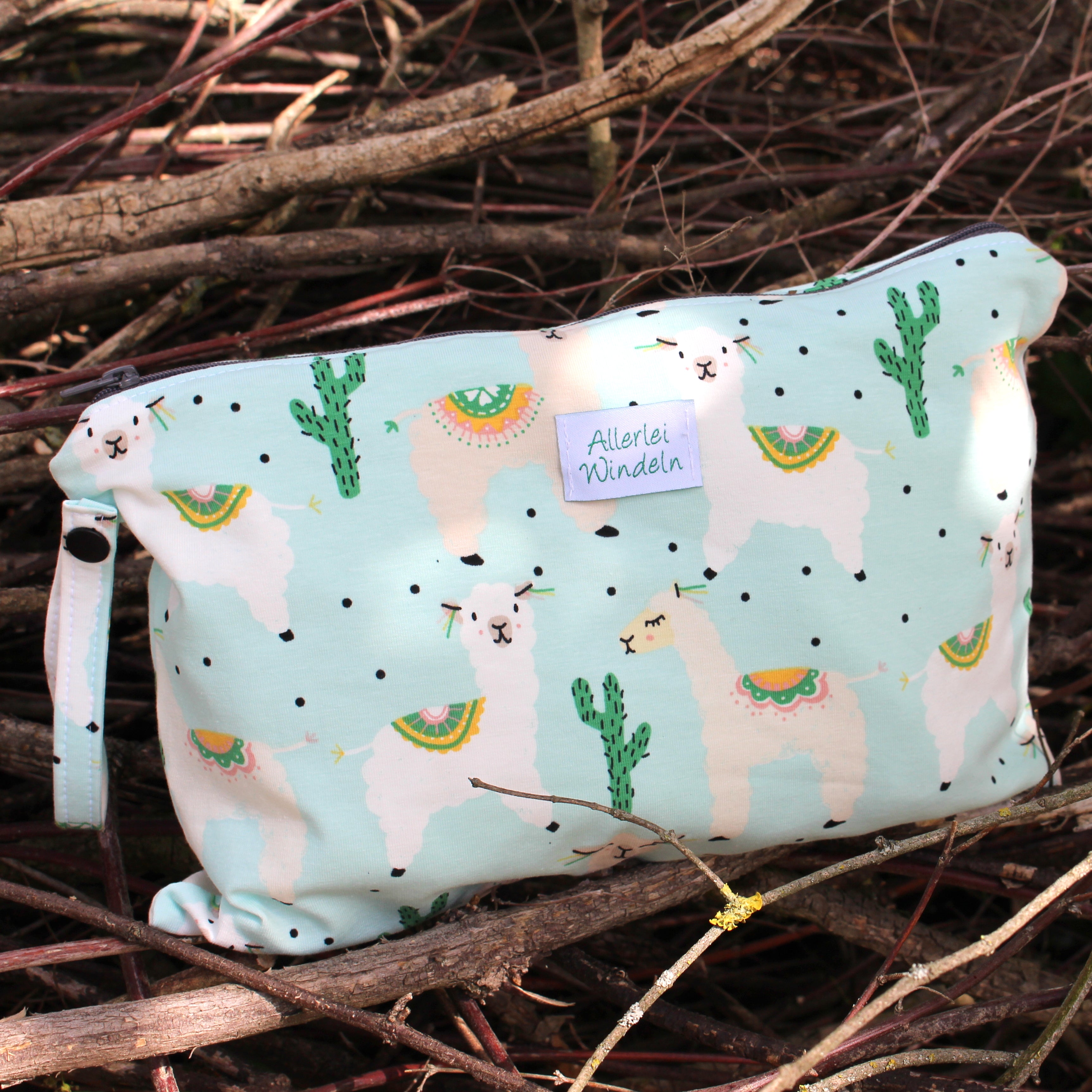 Allerlei Windeln-Wollwetbag XS lama