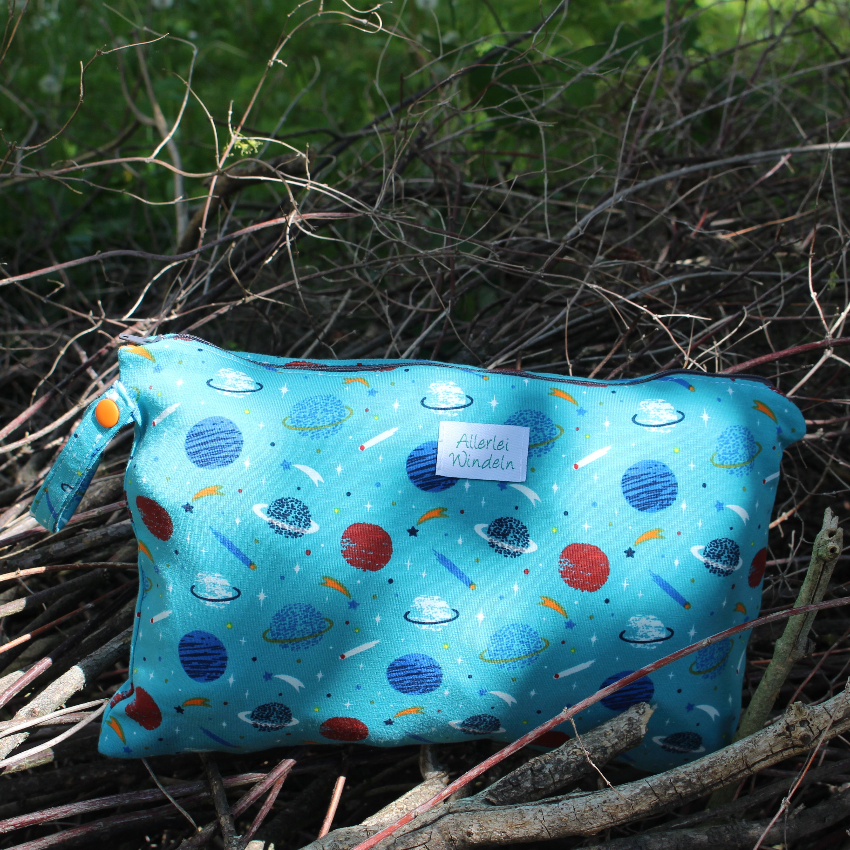 Allerlei Windeln-Wollwetbag XS Planeten