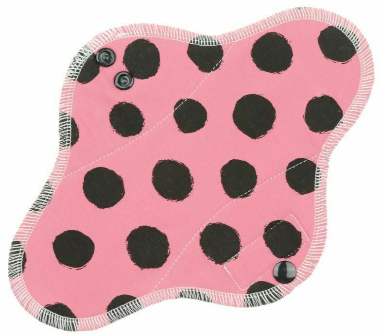 Anavy Stoffbinde pink mit Punkten