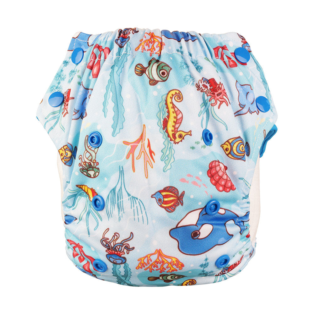 Blümchen Schwimmwindel Orca