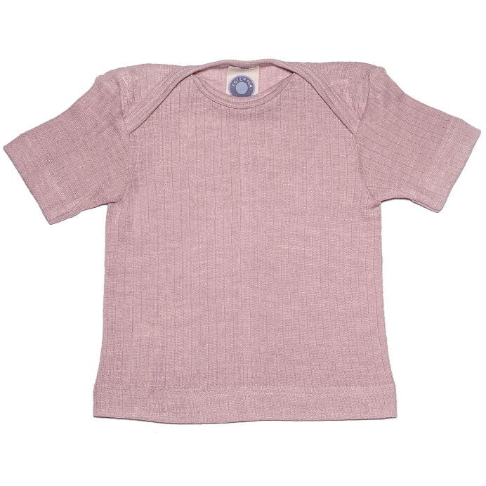 Cosilana Baby-Schlupfhemd kurzarm rosé meliert