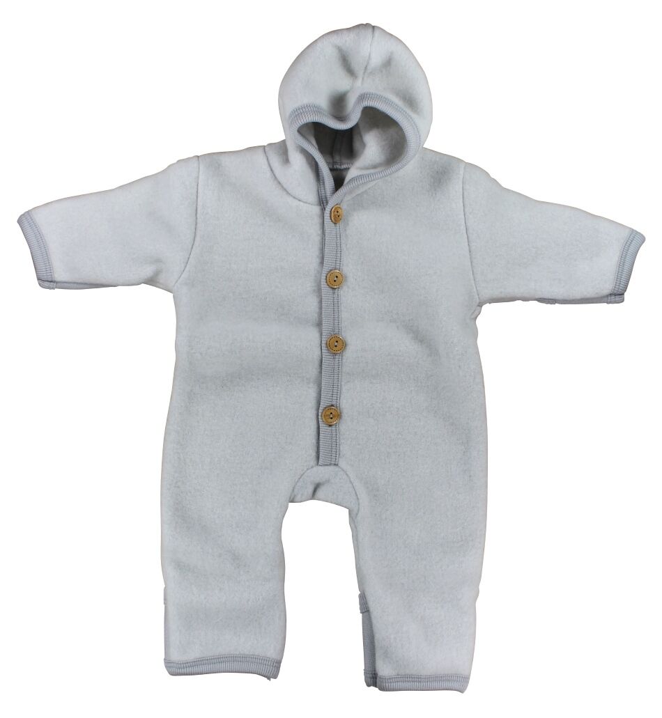 Cosilana Wollfleece-Overall grau