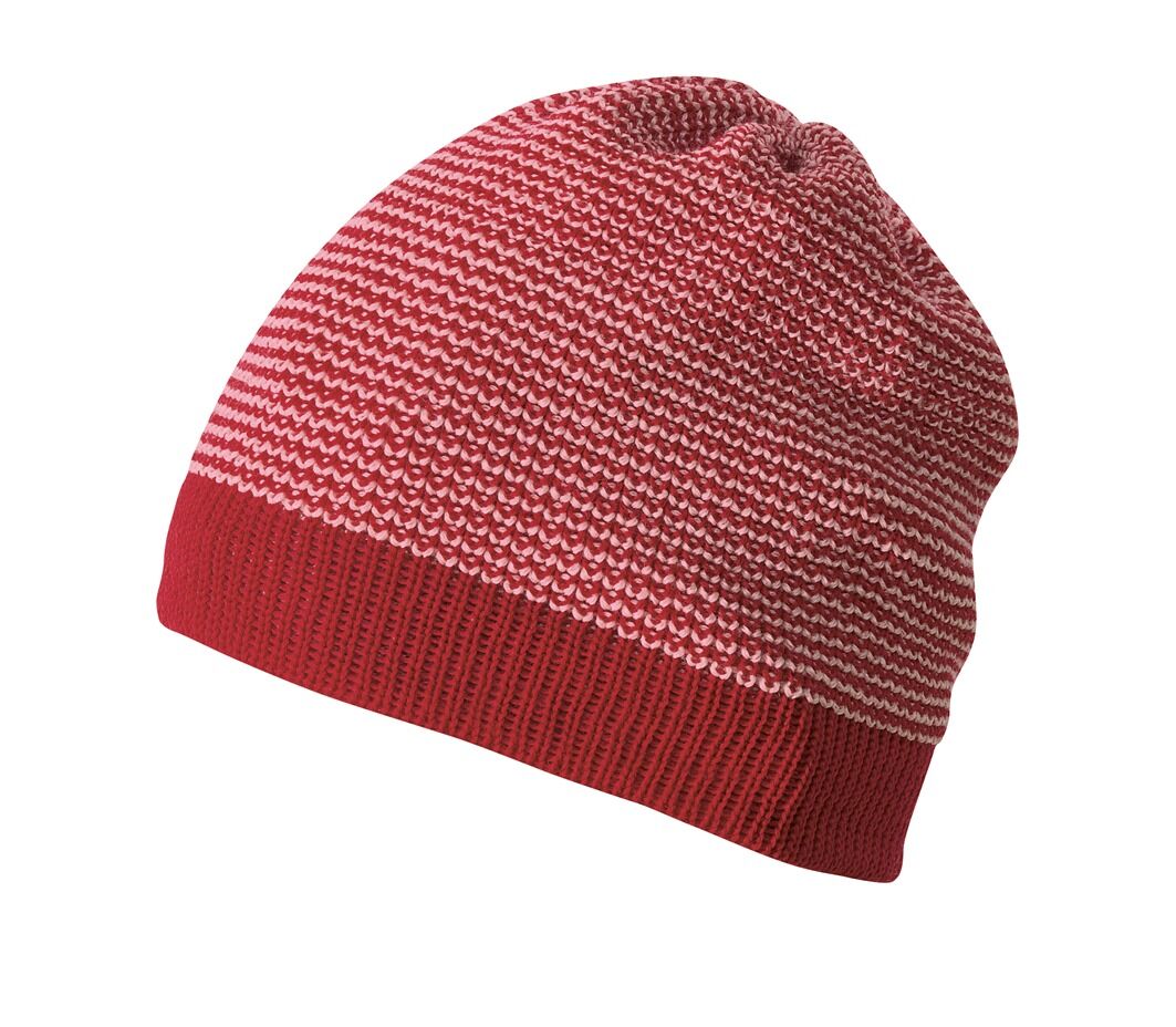 Disana Beanie bordeaux-rosé