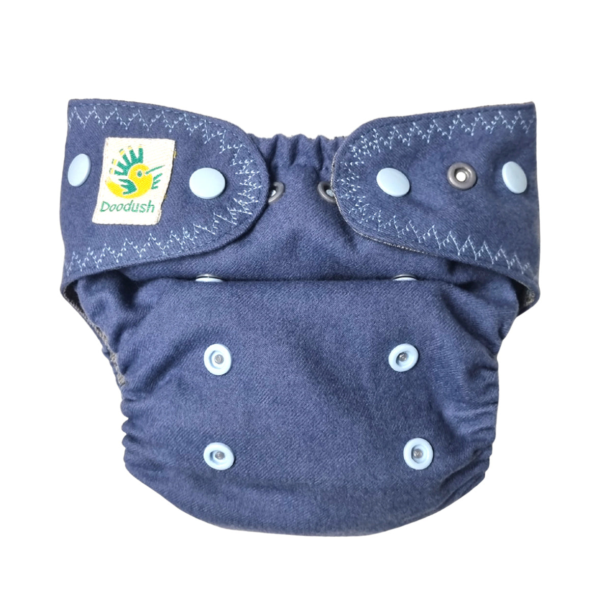 Doodush Wollüberhose Einhorn blau