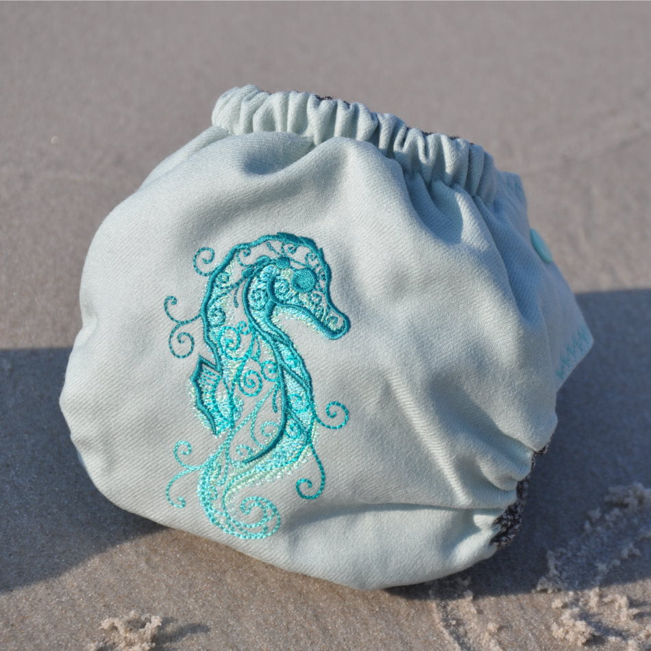 Doodush Wollüberhose Seepferdchen